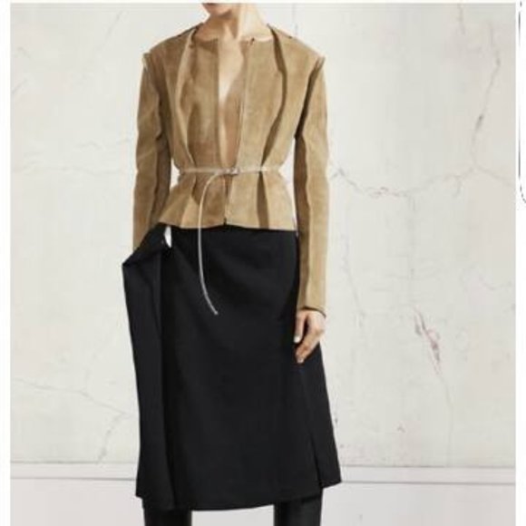 Margiela x H&M suede leather jacket - Picture 2 of 11